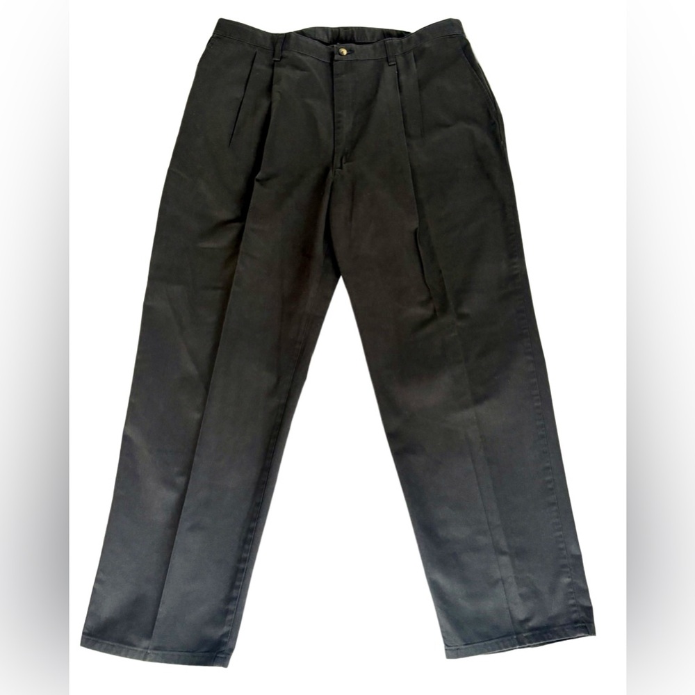 Men's 42x32 Vintage Cotton Blend Black Legendary Gold Khakis Wrangler Pants EUC